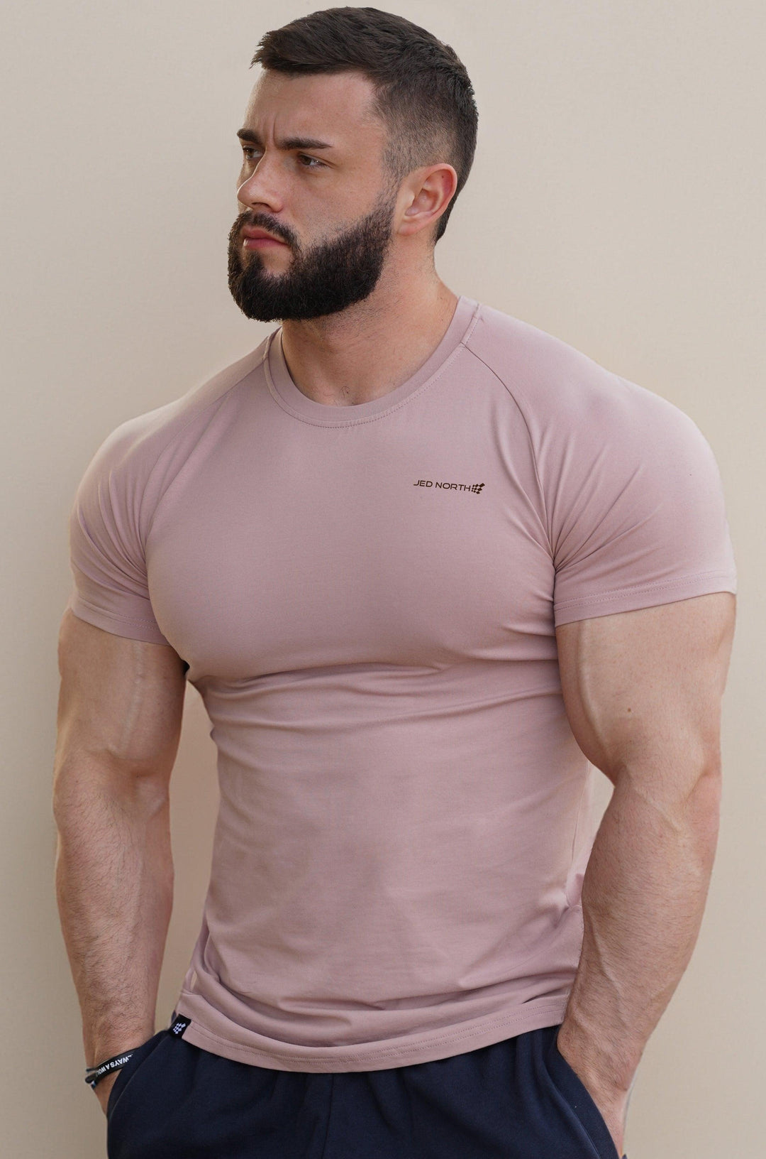 Titan 2.0 Muscle-Fit T-Shirt - Salmon