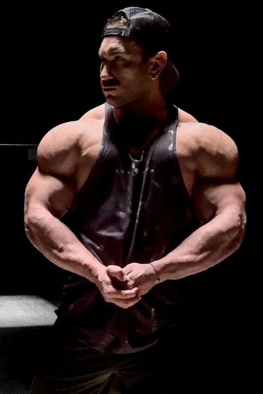 Graphic Muscle Stringer - Marble