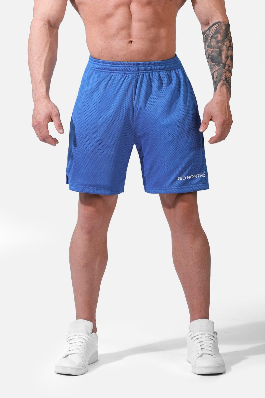 Jersey Mesh 7.5" Gym Shorts - Blue
