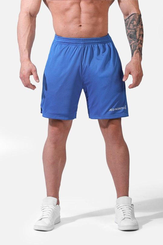 Jersey Mesh 7.5" Gym Shorts - Blue