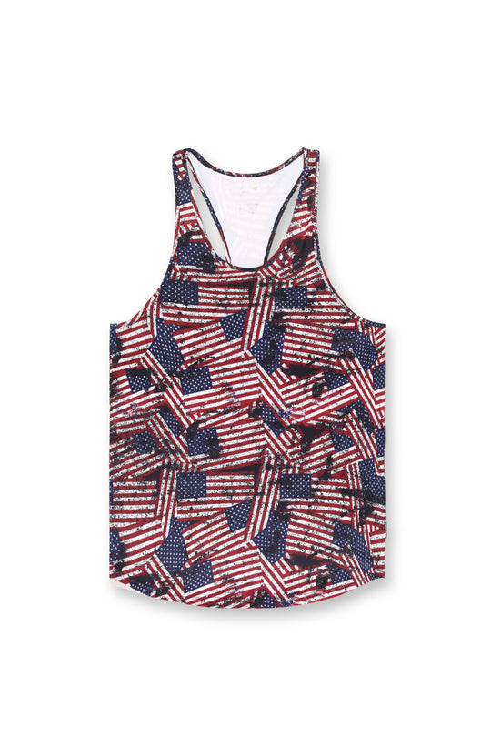 Graphic Muscle Stringer - USA Flag
