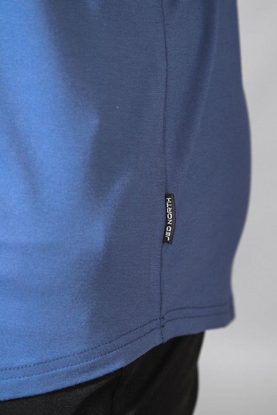 Classic Bodybuilding Racerback Stringer - Blue - Jed North