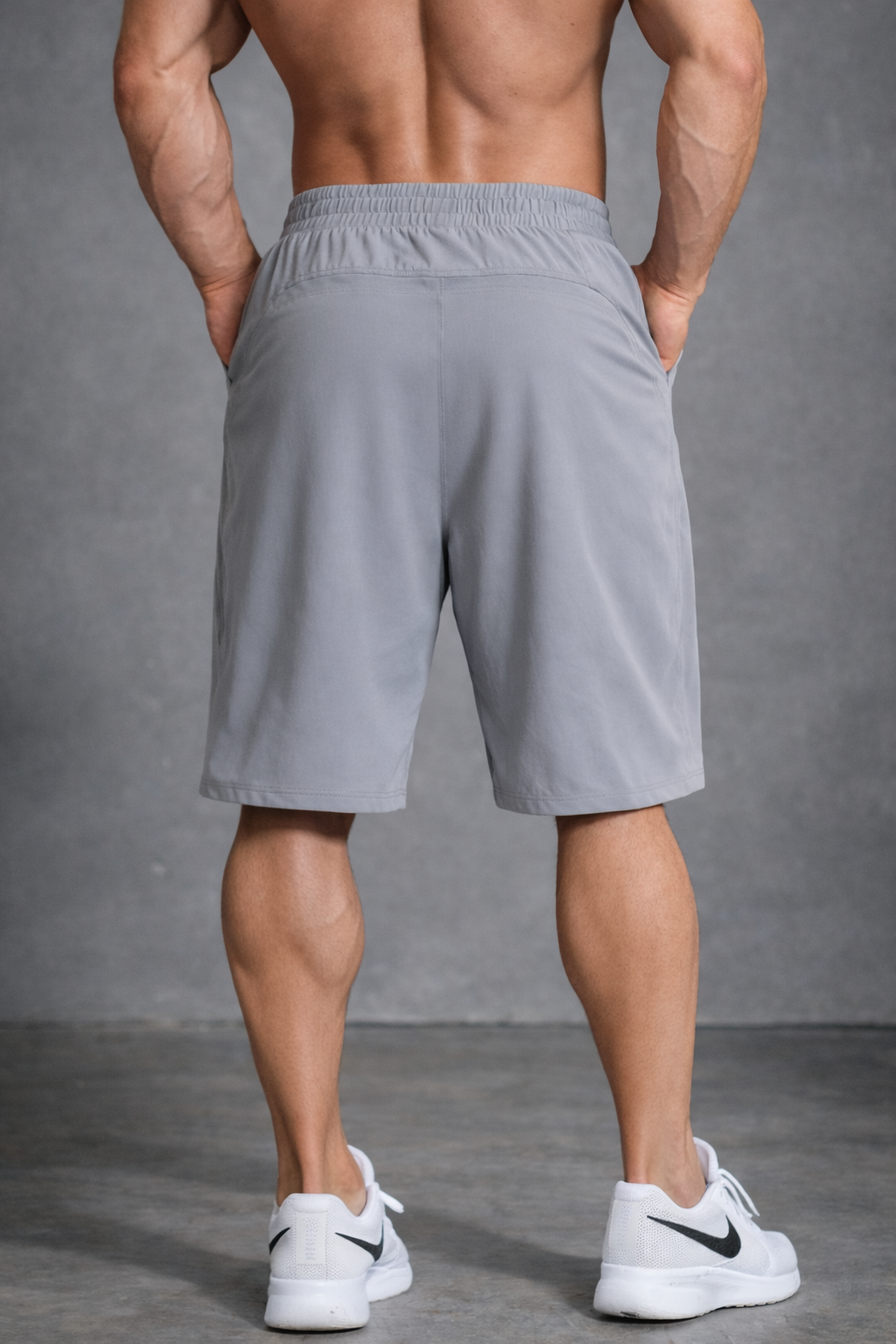 9" Air-Form 2-in-1 Athletic Shorts - Gray