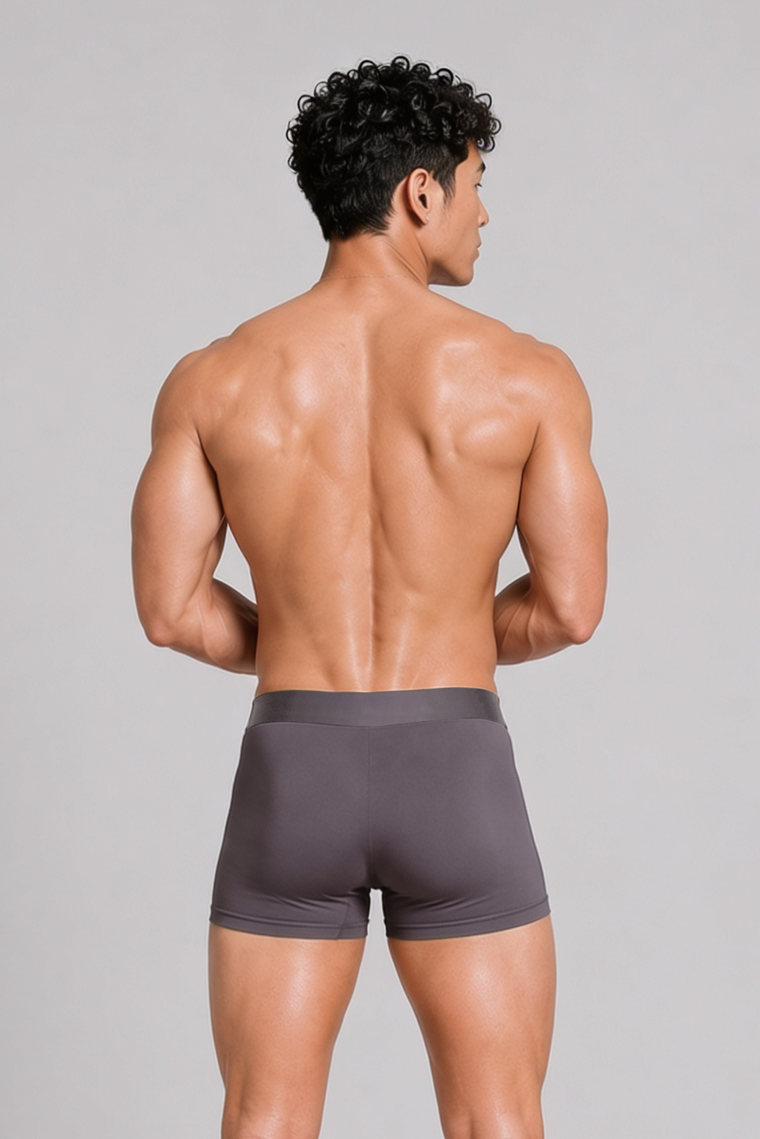 Men's Soft Modal Boxer Briefs - Storm Gray