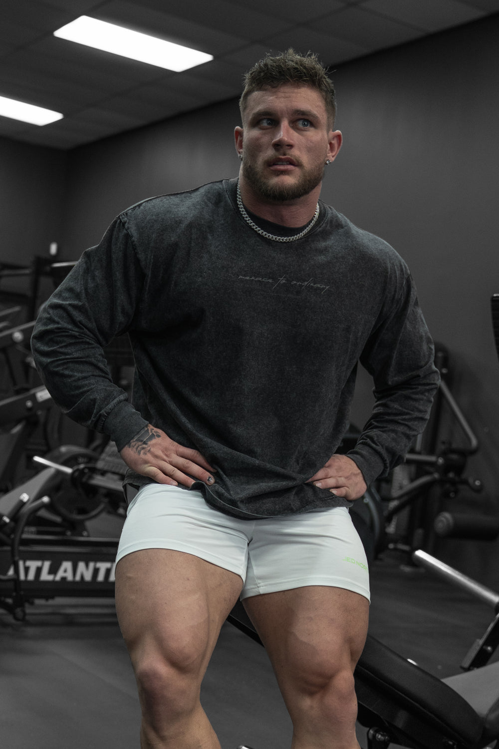 Vintage Wash Long Sleeve T-Shirt - Black