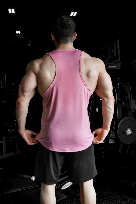 Vital Raw-Hem Tank Top 2.0 - Salmon Pink