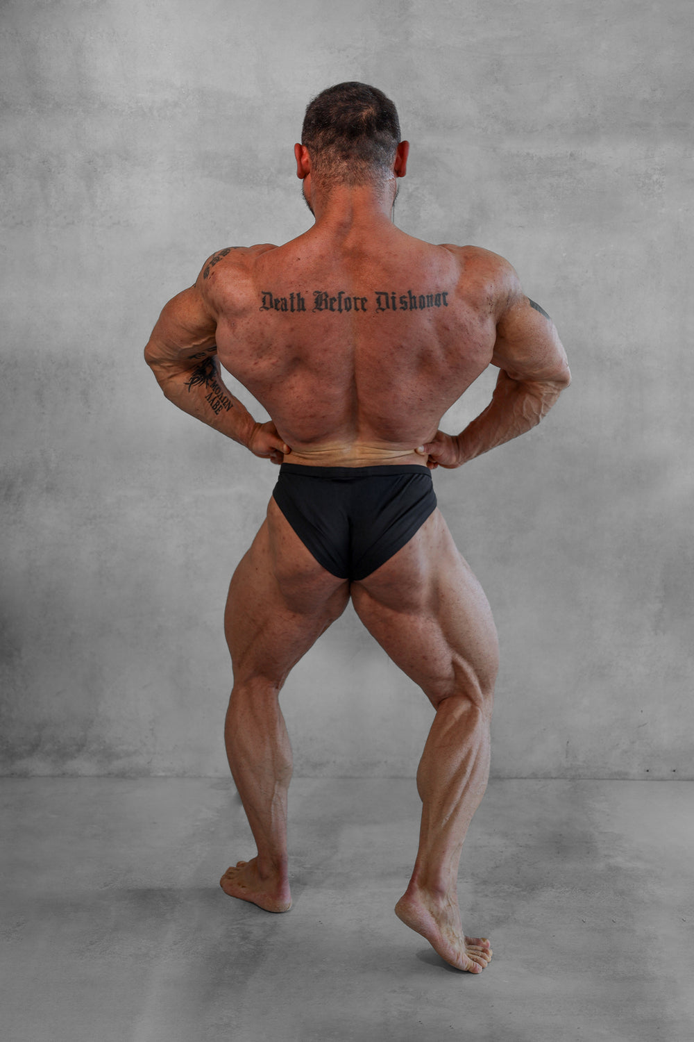 Men's Classic Physique Trunks 2" Seam - Black