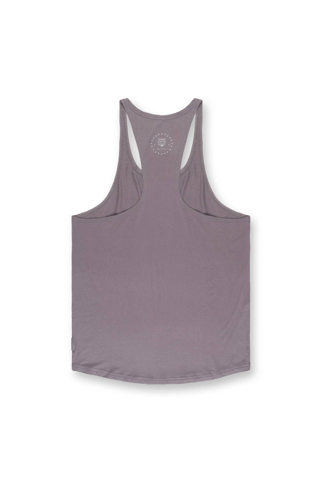 Classic Bodybuilding Racerback Stringer - Quote Gray