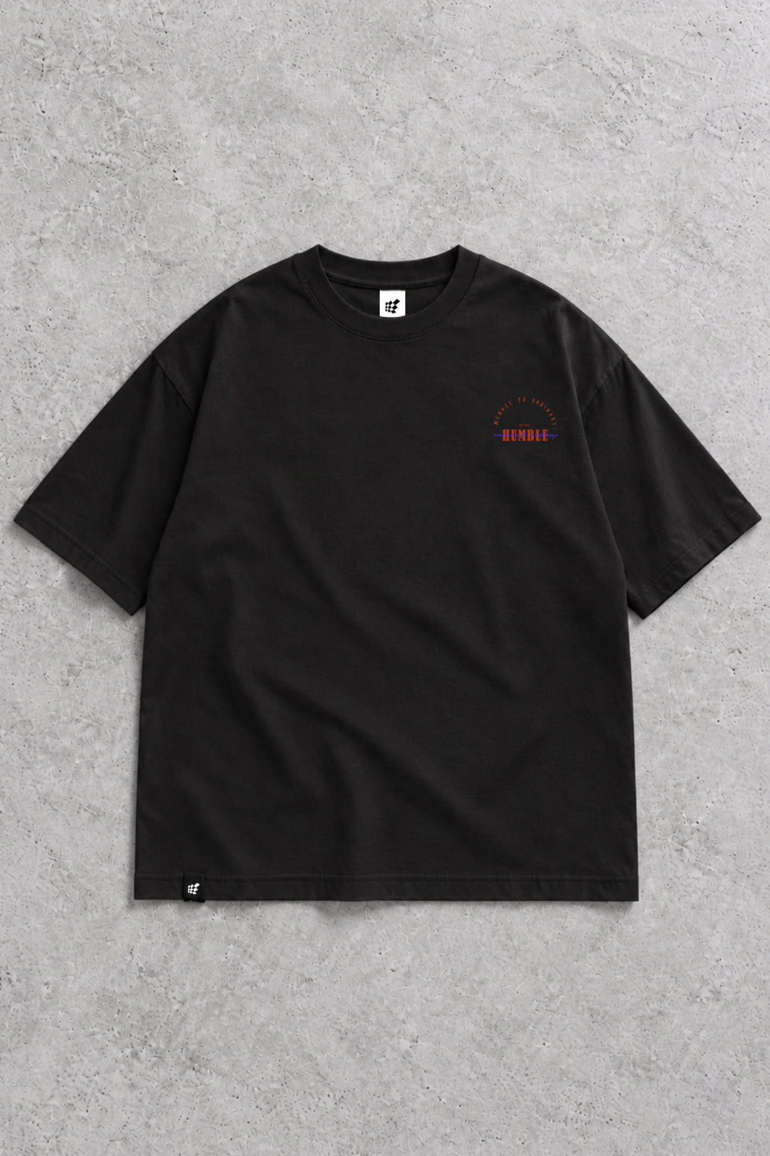 Energy Oversized T-Shirt - Humble Logo Black
