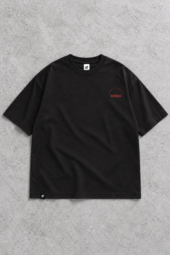 Energy Oversized T-Shirt - Humble Logo Black