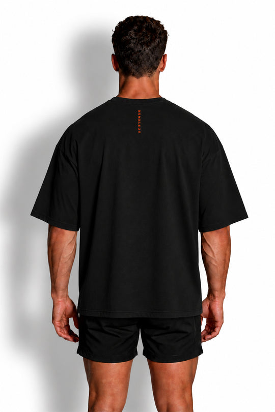 Energy Oversized T-Shirt - Humble Logo Black