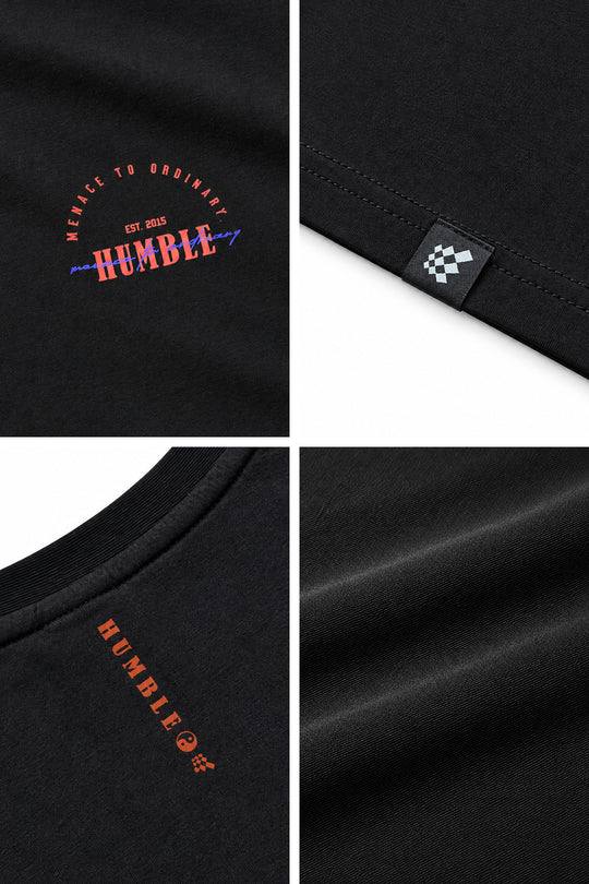 Energy Oversized T-Shirt - Humble Logo Black