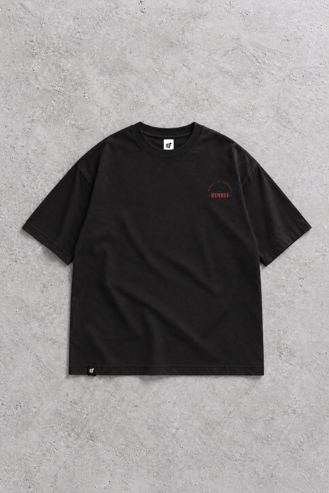 Energy Oversized T-Shirt - Humble Logo Black