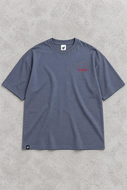 Energy Oversized T-Shirt - Humble Logo Dark Gray