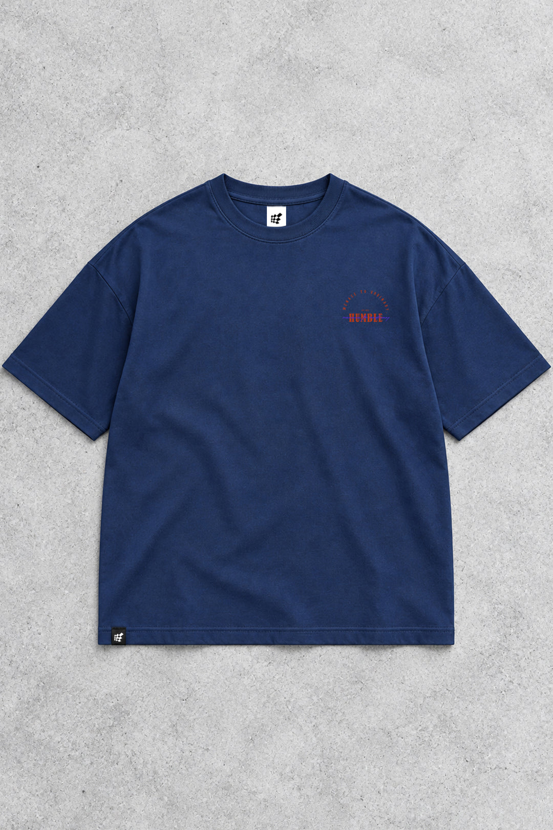 Energy Oversized T-Shirt - Humble Logo Navy