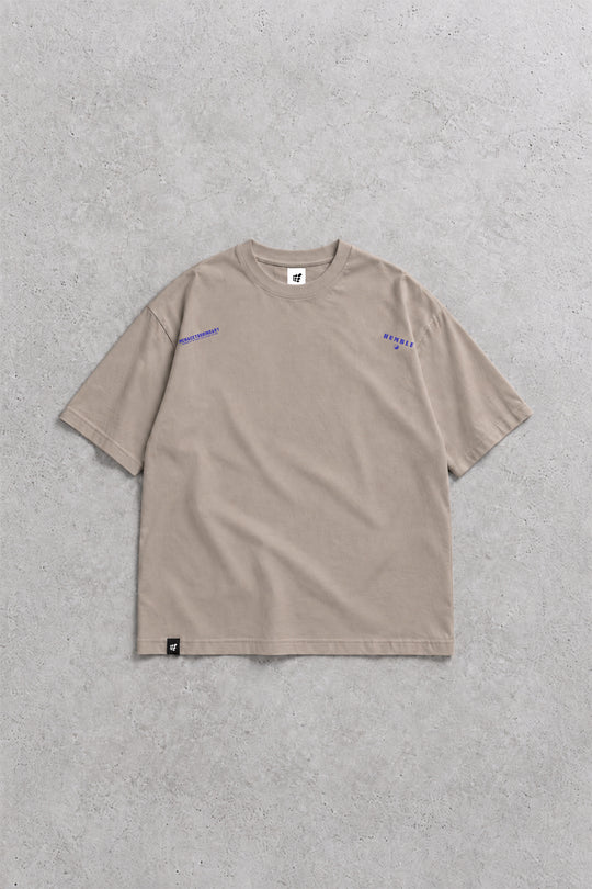 Energy Oversized T-Shirt - Humble Logo Stone Gray