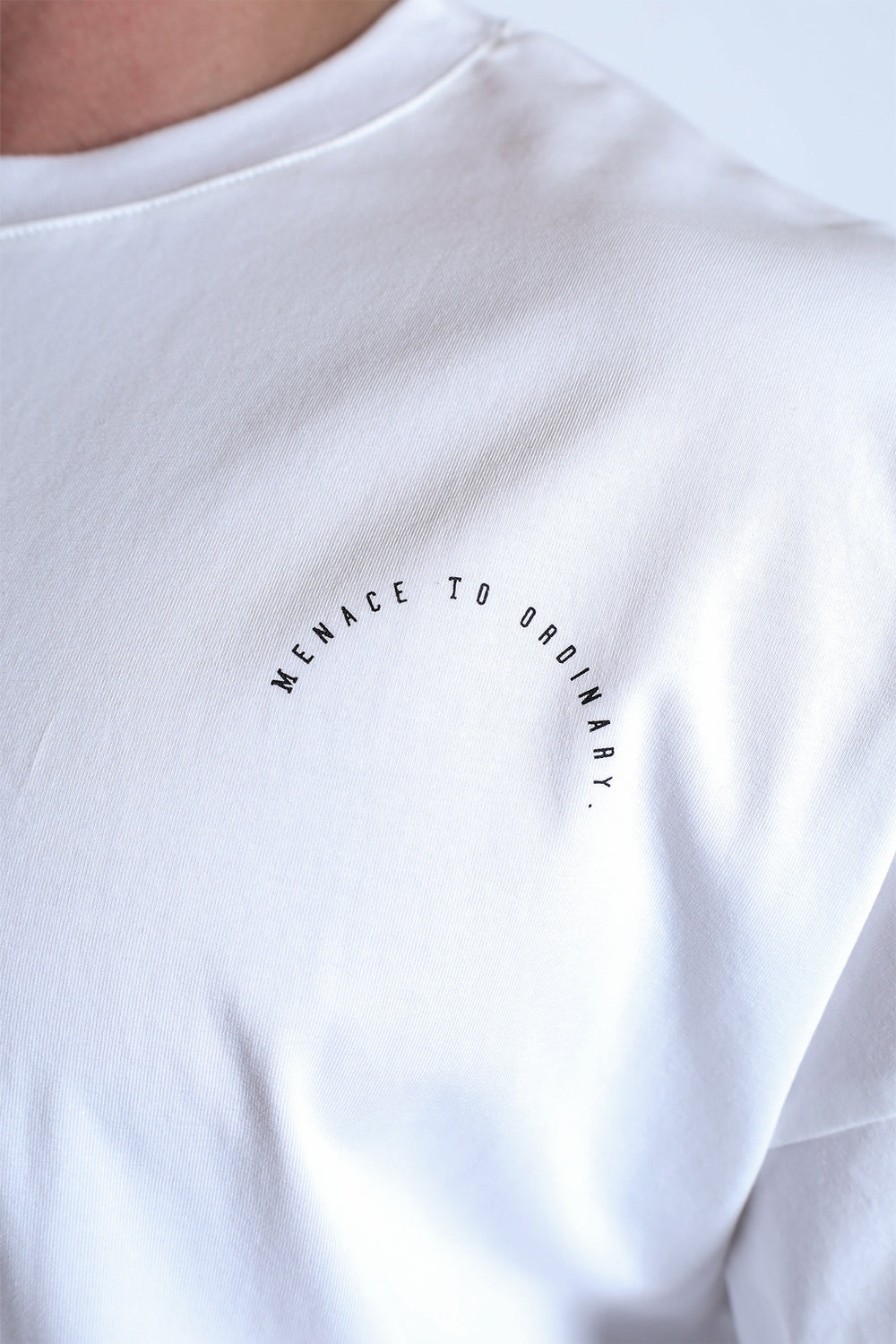 Energy Oversized T-Shirt - White Menace to Ordinary