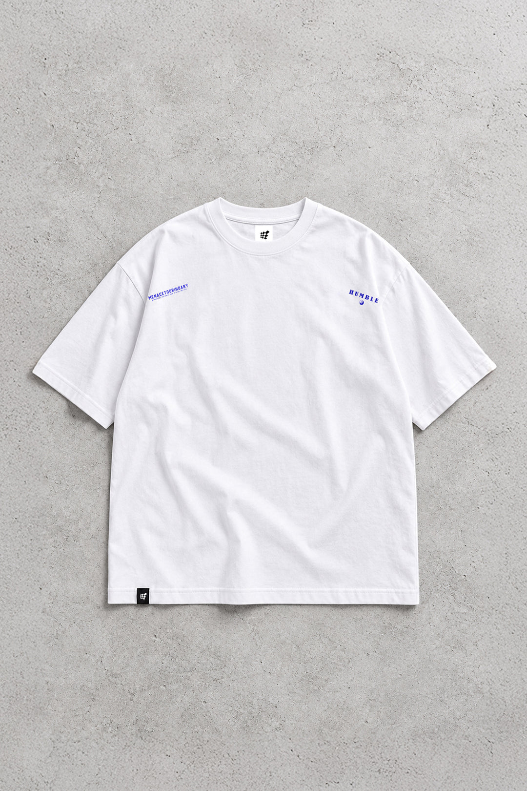 Energy Oversized T-Shirt - Humble Logo White