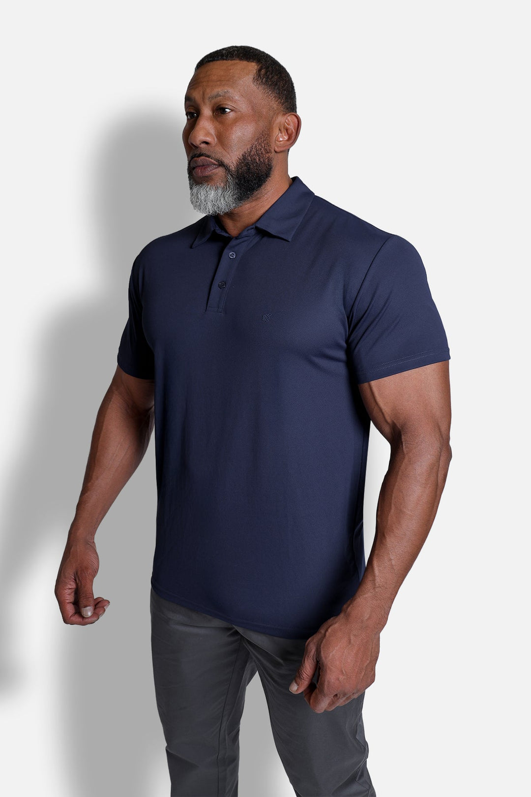 Fast-Dry Polo T-Shirt - Navy