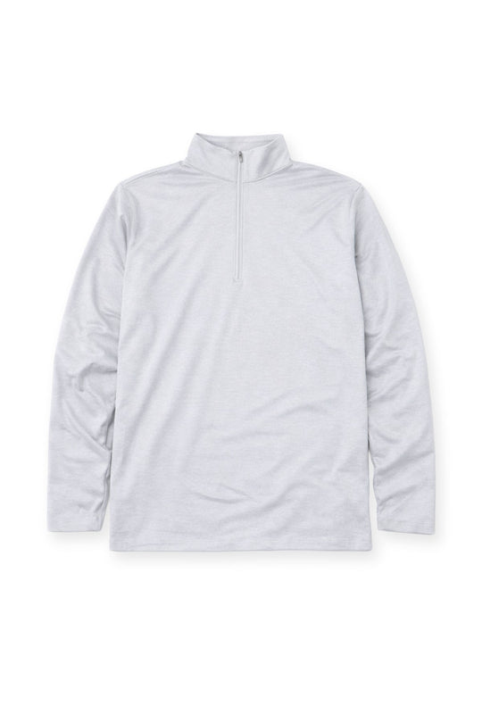 Quarter-Zip Training Long Sleeve - Heather Gray