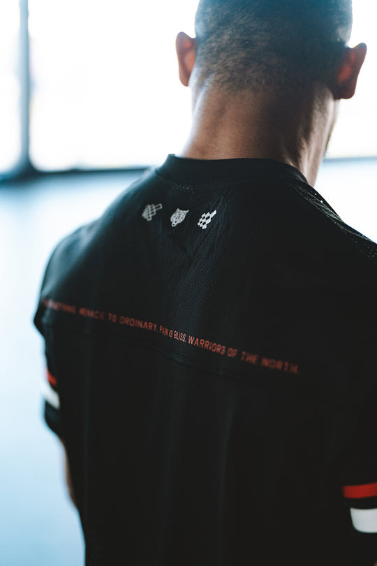 Jed North Warrior V-Neck Jersey - Black