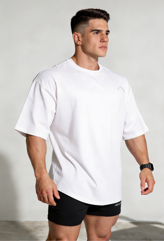 Energy Oversized T-Shirt - White Menace to Ordinary