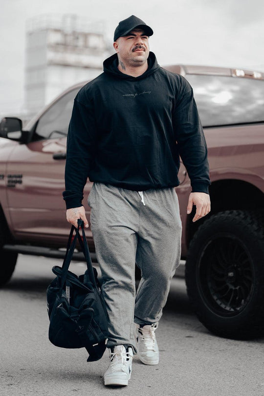 Essentials Relaxed Hoodie - Black